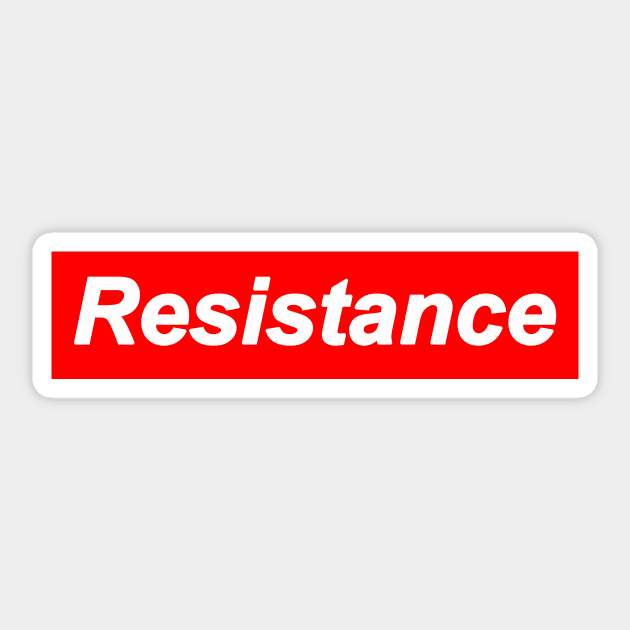 The Resistance Sticker by SeattleDesignCompany